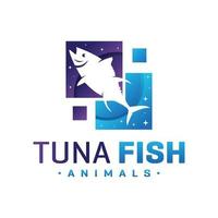 tuna vector logo design