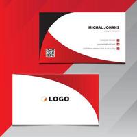 Corporate Visiting Card, Business Card Design template., Corporate identity template, Modern Card Template. vector