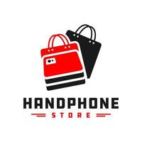 mobile phone shop logo vector