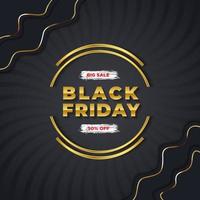 black friday sale concept design template vector