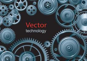 Gears background, teamwork and precision concept. vector