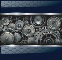 Abstract background with technology machine gears.