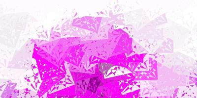 Light Purple, Pink vector backdrop with triangles, lines.