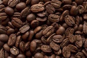 background tasty roasted coffee beans