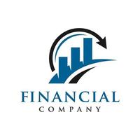 marketing and financial business logo vector