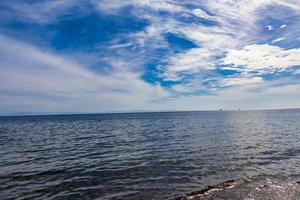 the sea and the clouds photo