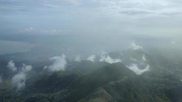 Beautiful mountain scape scenery and blue sky. The mountains on a sunny day. photo