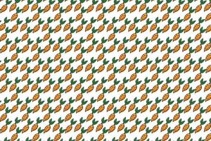 Illustration vector graphic of carrot vegetable pattern