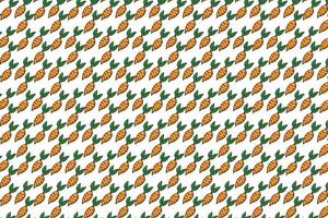 Illustration vector graphic of carrot vegetable pattern