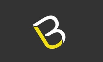 logo with the initials B vector