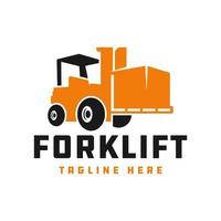 Forklift vector logo design your