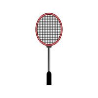 icono de vector de raqueta de bádminton