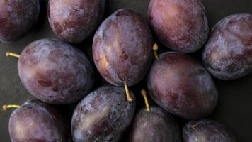 Plums close up. photo