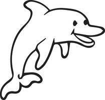 whale coloring page cute cartoon drawing illustration free download vector