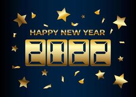 New Year 2022 Background vector