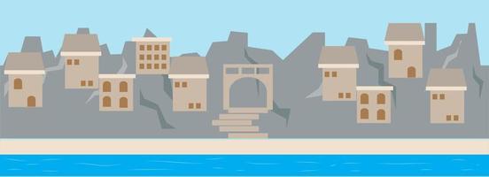 City By The Sea vector