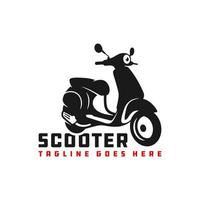 motocicleta scooter vector logo