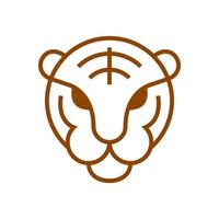 Tiger Line Logo Icon Symbol Vector Graphic Design