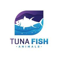 tuna vector logo design