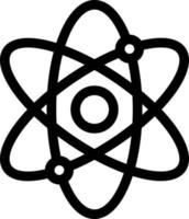 simple atom  vector icon, editable, 48 pixel