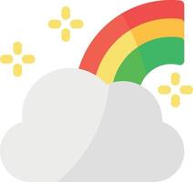 simple rainbow vector icon, editable, 48 pixel