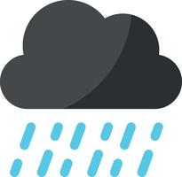 icono de vector de lluvia simple, editable, 48 píxeles