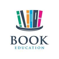 educational book logo design