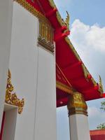 Wihan Phra Mongkhon Bophit in Ayutthaya That has been well restored Inside there is a statue of a large president Buddha. Name Phra Mongkhon Bophit. photo