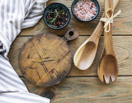 utensilios de cocina antiguos foto