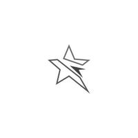 Star logo icon vector Template