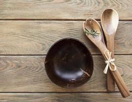 Wooden cutlery kitchen ware