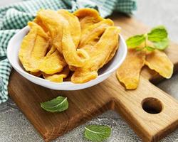 Dried mango slices photo