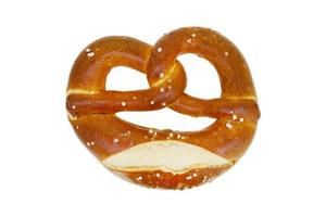 pretzel food isolated photo