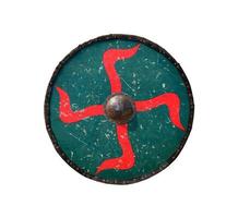 medieval shield isolated photo