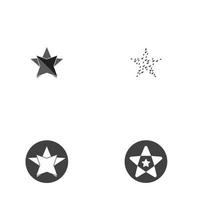 Star logo icon vector Template