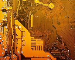 yellow electronic circuit board photo