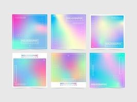 Holographic Background Collection vector
