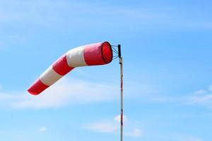 Wind indicator flag photo