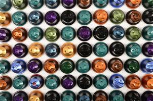 coffee capsules background photo