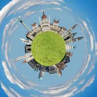 Budapest tiny planet photo