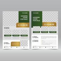 Hotel and Resort Flyer Design Template vector