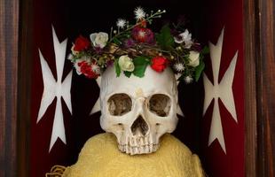 Knights Templars skull photo