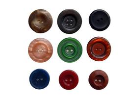 Multi-colored round the buttons photo