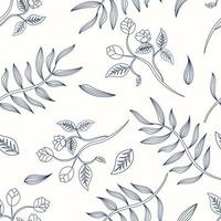 Floral seamless pattern vector