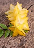 star fruit half cut of star apple tropical fruit photo