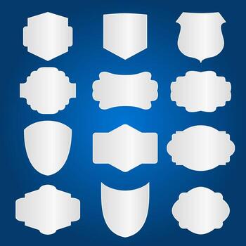 Vintage blank empty frame set collections, badges vector