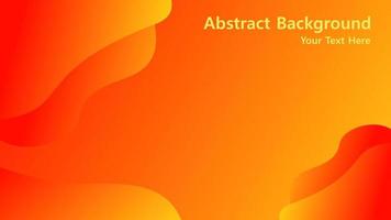 bstract background. Orange elements with fluid gradient. Dynamic shapes composition. Eps10 vector