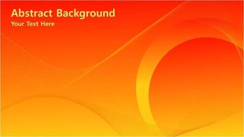 Abstract background. Orange elements with fluid gradient. Dynamic shapes composition. Eps10 vector