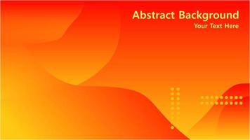 Abstract background. Orange elements with fluid gradient. Dynamic shapes composition. Eps10 vector