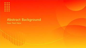 Abstract background. Orange elements with fluid gradient. Dynamic shapes composition. Eps10 vector